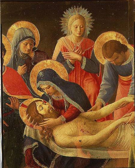 Lamentation over the Dead Christ a Fra Beato Angelico