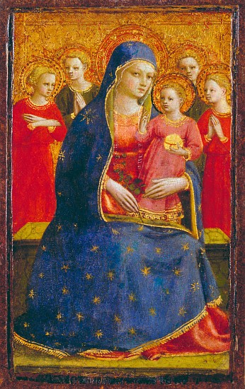 Madonna and Child with Angels a Fra Beato Angelico
