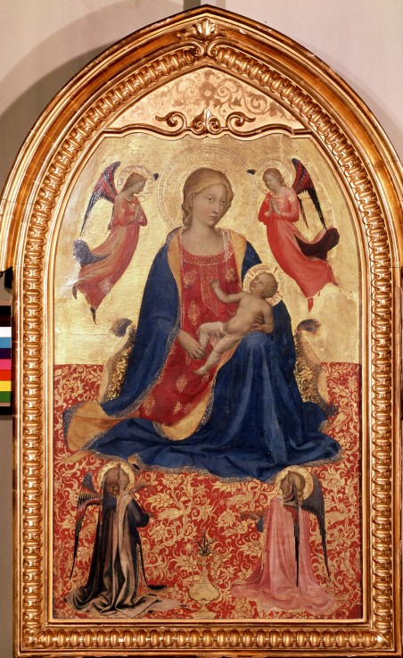 Virgin and child with angels a Fra Beato Angelico