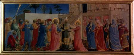 The Marriage of the Virgin a Fra Beato Angelico