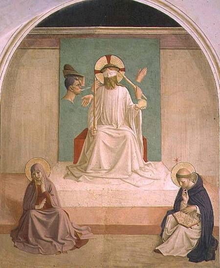 The Mocking of Christ with the Virgin and St. Dominic a Fra Beato Angelico