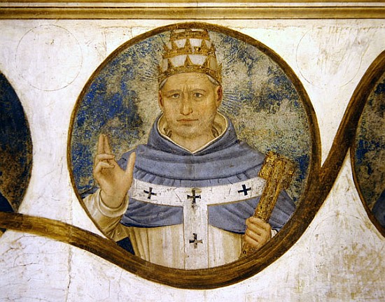 Pope Innocent V a Fra Beato Angelico
