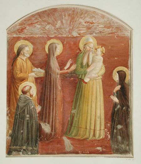 The Presentation in the Temple, from a series of prints made by the Arundel Society a Fra Beato Angelico