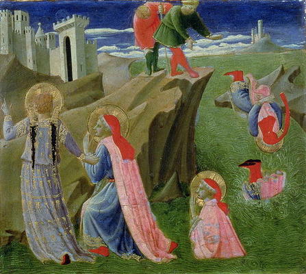 St. Cosmas and St. Damian Saved from Drowning, from the predella of the Annalena altarpiece, c.1434 a Fra Beato Angelico