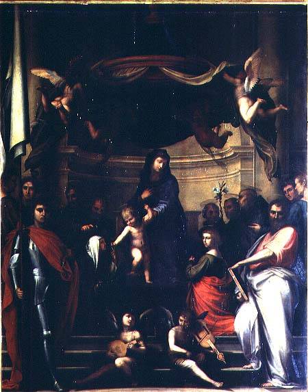 The Mystic Marriage of St. Catherine of Siena a Fra Bartolommeo
