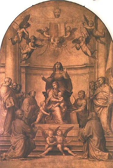 St. Anne (sepia altarpiece) a Fra Bartolommeo