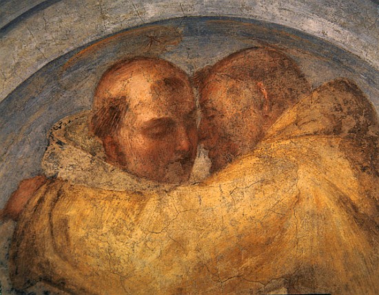 The meeting of St Francis and St Dominic a Fra Bartolommeo