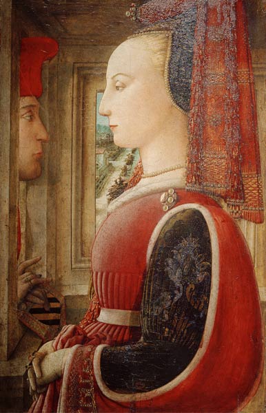 A Man and a Woman at a Casement a Fra Filippo Lippi