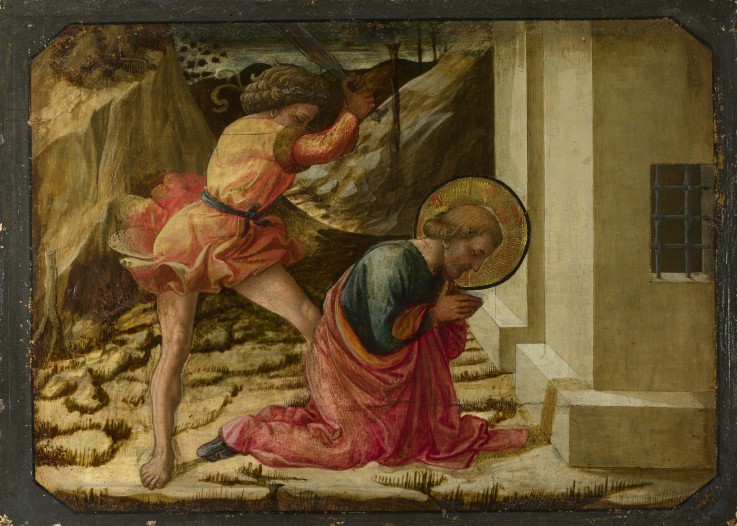 Beheading of Saint James the Great (Predella Panel of the Pistoia Santa Trinità Altarpiece) a Fra Filippo Lippi