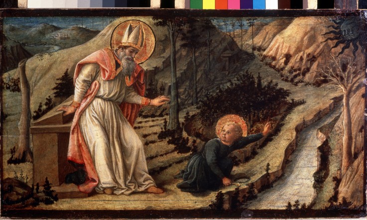 The Vision of Saint Augustine a Fra Filippo Lippi