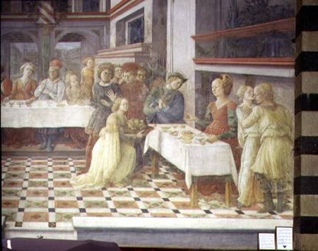 The Feast of Herod (fresco) a Fra Filippo Lippi