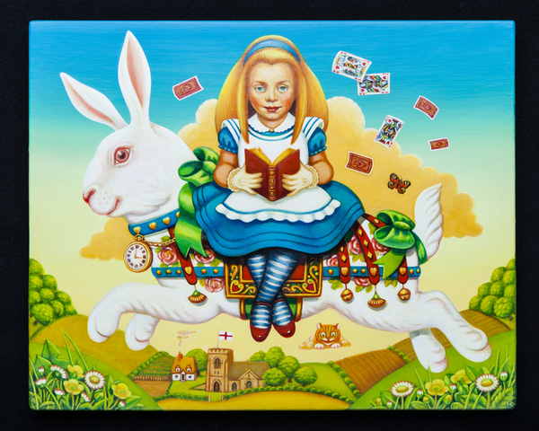 Alice and the White Rabbit a Frances Broomfield