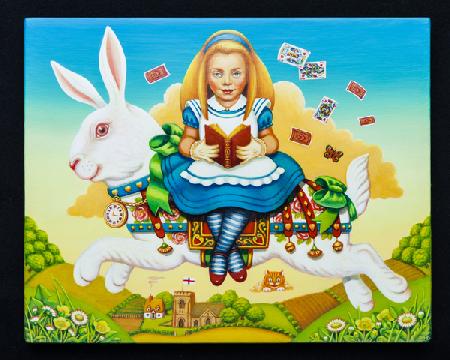 Alice and the White Rabbit