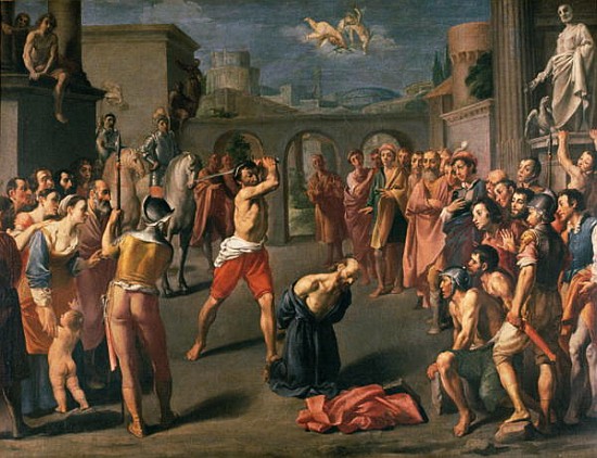 The Martyrdom of St.Paul a Franceschino Carracci
