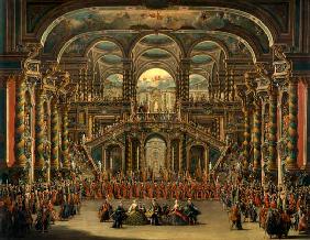 A Dance in a Baroque Rococo Palace