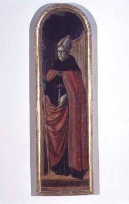 St. Augustine (tempera on panel) a Francesco Botticini