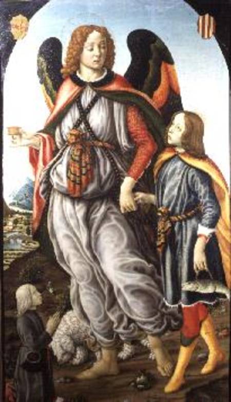 Tobias and the Archangel Raphael a Francesco Botticini
