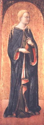 St. Mary Magdalene (tempera on panel) a Francesco de' Franceschi