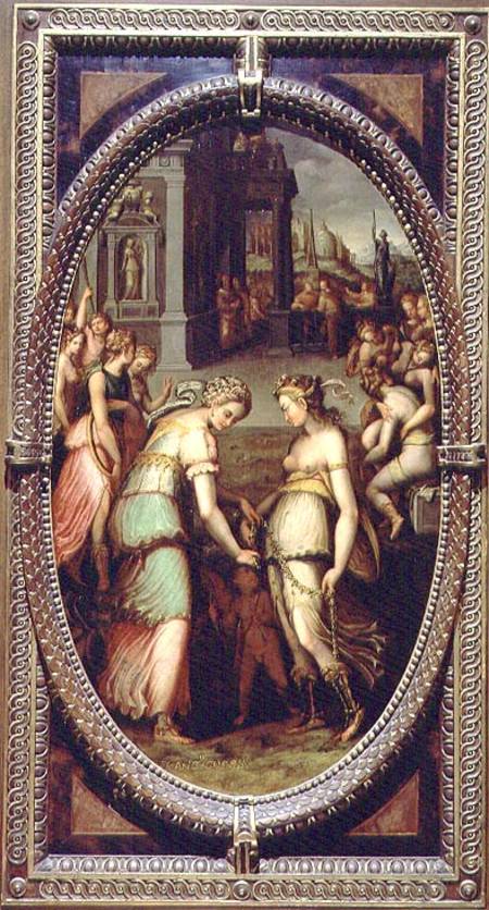 Juno borrowing the Girdle of Venus a Francesco del Coscia