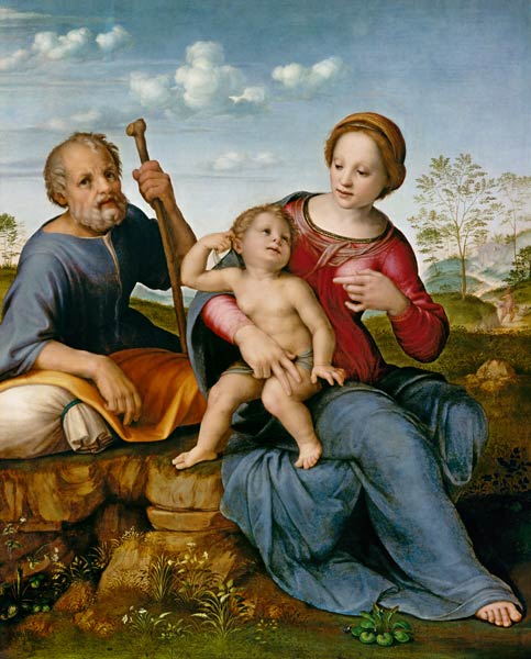 The Holy Family a Francesco di Cristofano