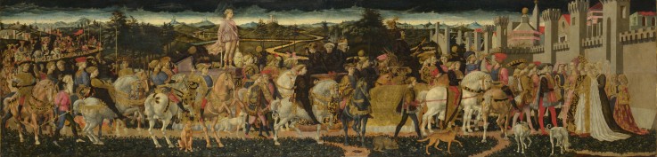The Triumph of David a Francesco di Stefano Pesellino