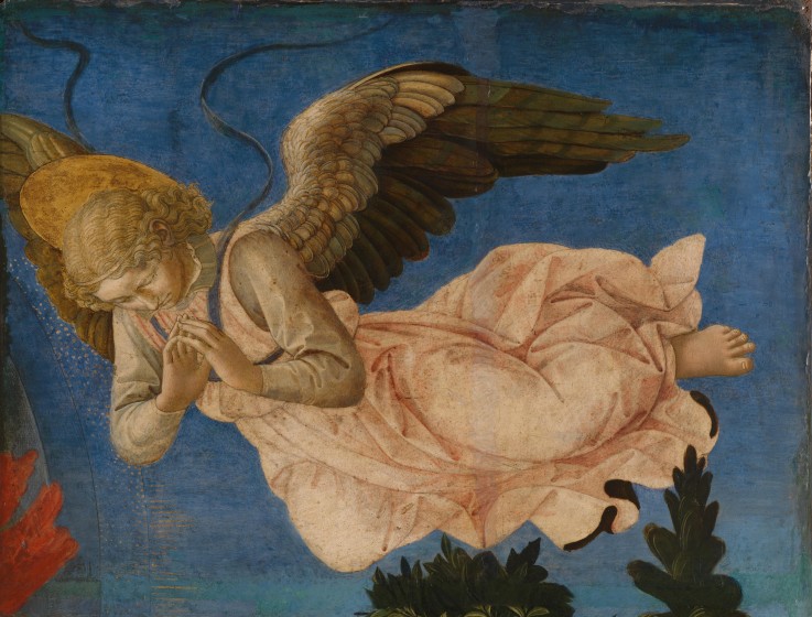 Angel (Panel of the Pistoia Santa Trinità Altarpiece) a Francesco di Stefano Pesellino