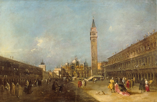 Piazza San Marco. a Francesco Guardi