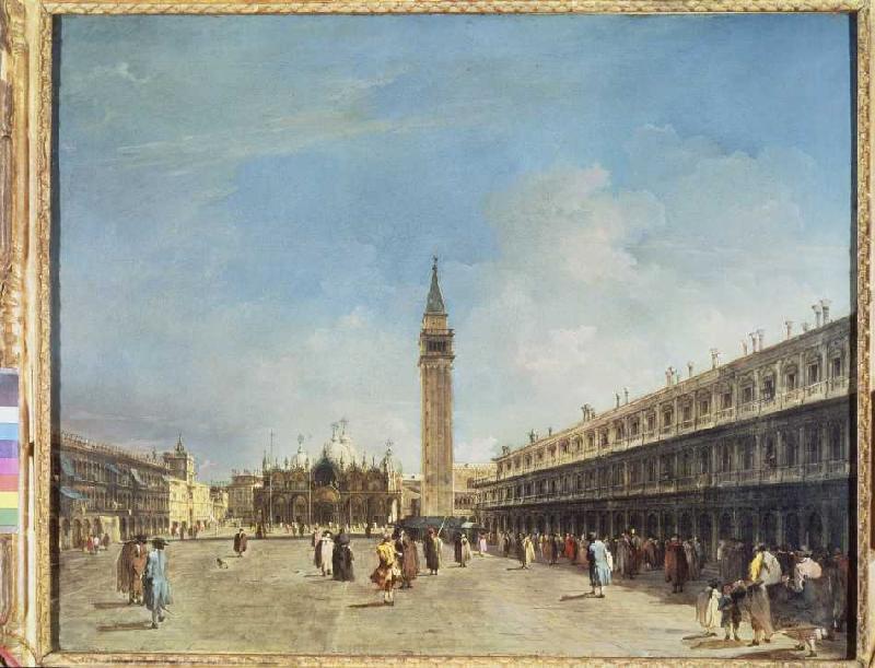 Venice on Marcus square. a Francesco Guardi
