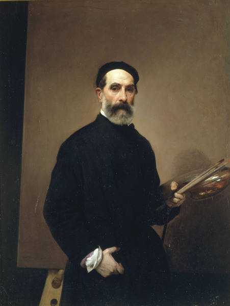 Francesco Hayez / Self-Portr./ 1862 a Francesco Hayez