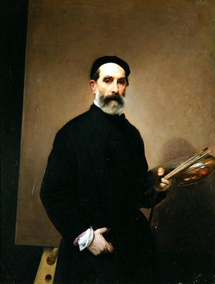 Self Portrait (oil on canvas) a Francesco Hayez