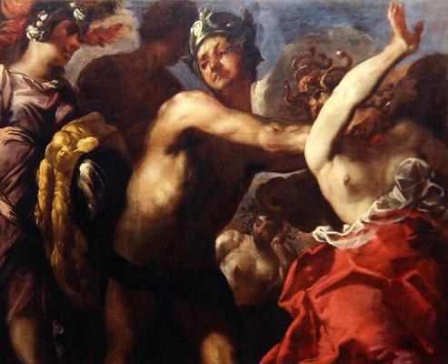 Perseus Beheading Medusa, 1660 (oil on canvas) a Francesco Maffei