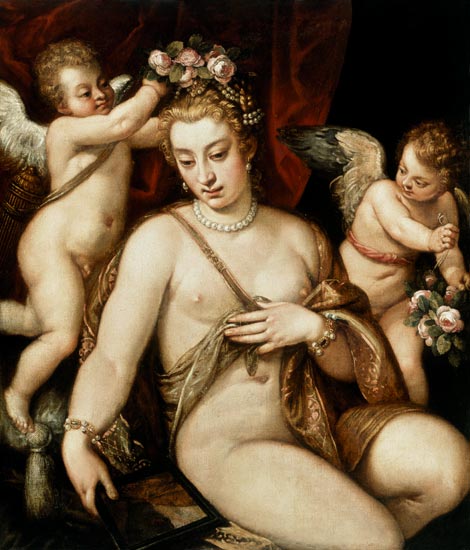 F.Montemezzano / Venus with Amorettes a Francesco Montemezzano