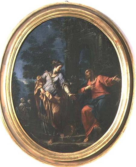 Christ and the Woman of Samaria a Francesco Monti