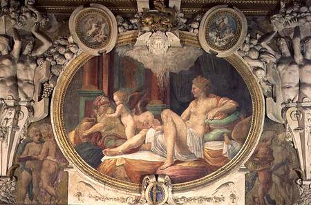 Danae Receiving the Shower of Gold, from the Gallery of Francois I a Francesco Primaticcio