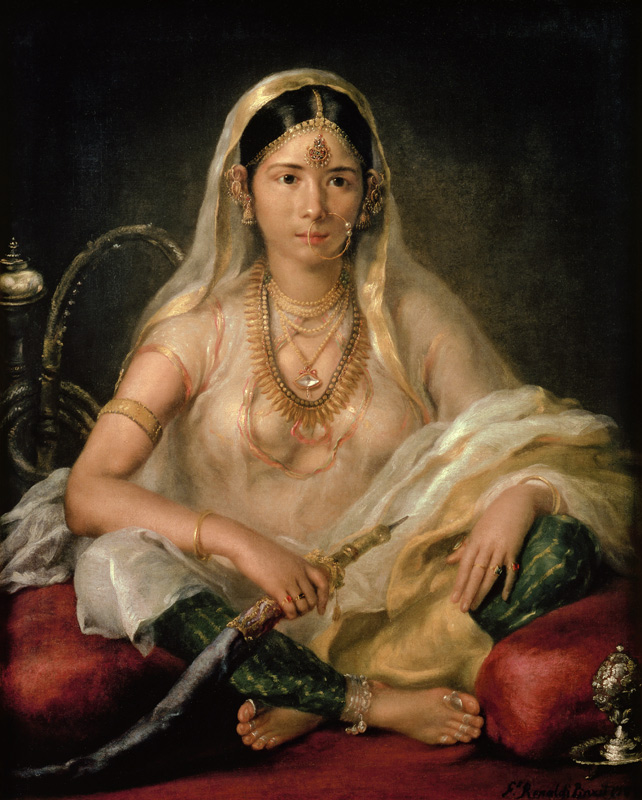 Portrait of a Mogul Lady a Francesco Renaldi