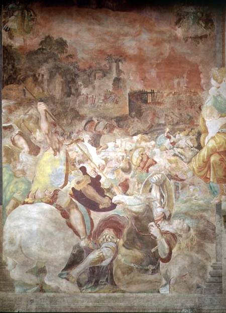 The Rout of the Volsci, from the Sala dell'Udienza a Francesco Salviati
