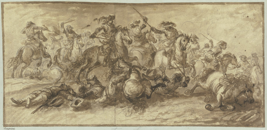 Equestrian combat a Francesco Simonini