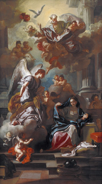 The Annunciation a Francesco Solimena