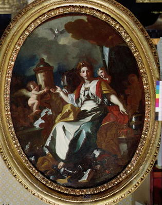Allegory of Europe (oil on canvas) a Francesco Solimena