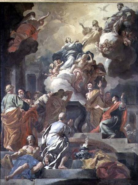 The Assumption of the Virgin a Francesco Solimena
