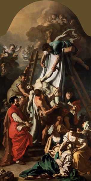 The Descent from the Cross a Francesco Solimena
