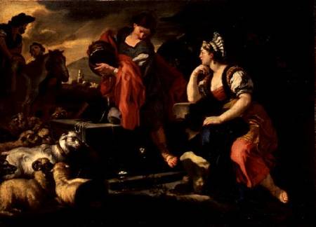 Jacob and Rachel at the Well a Francesco Solimena