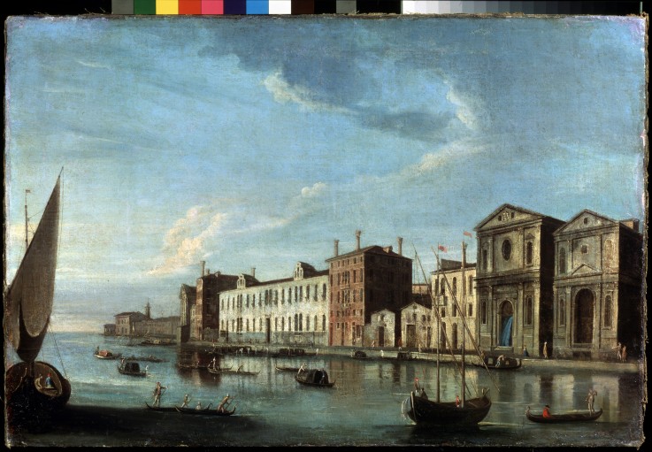 View of Santo Spirito and Zattere in Venice a Francesco Tironi