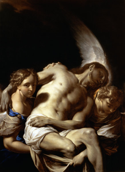 Christ Supported by Angels a Francesco Trevisani