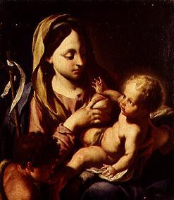 Madonna with the Christuskind and the Johannesknaben a Francesco Trevisani
