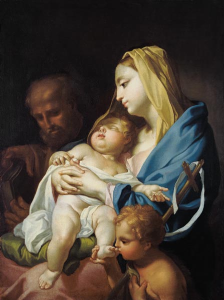 The Holy Family with the Johannesknaben a Francesco Trevisani (Laboratorio)