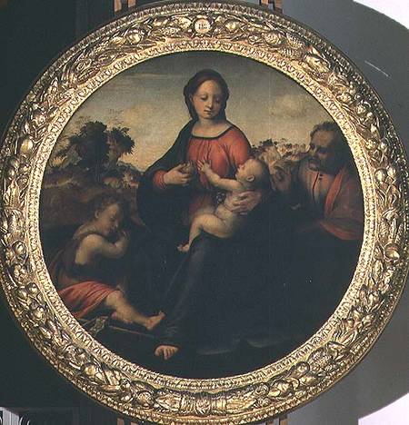 The Holy Family a Franciabigio eigentl. Francesco di Cristofano Big