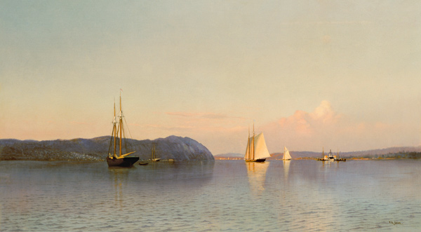 Late Afternoon, Haverstraw Bay a Francis Augustus Silva