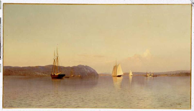 Late Afternoon, Haverstraw Bay a Francis Augustus Silva