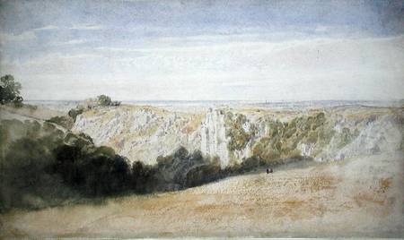 View near the Cheddar Gorge a Francis Danby